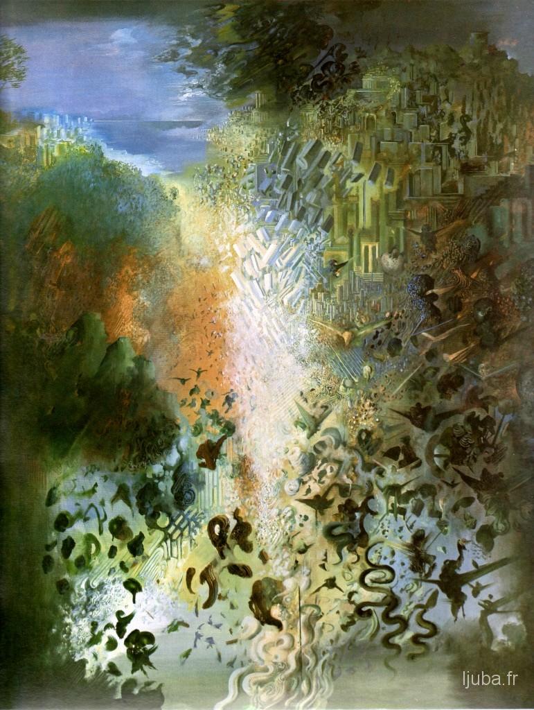 Ljuba Popovic - Le reflet d’un paysage angélique, 1984