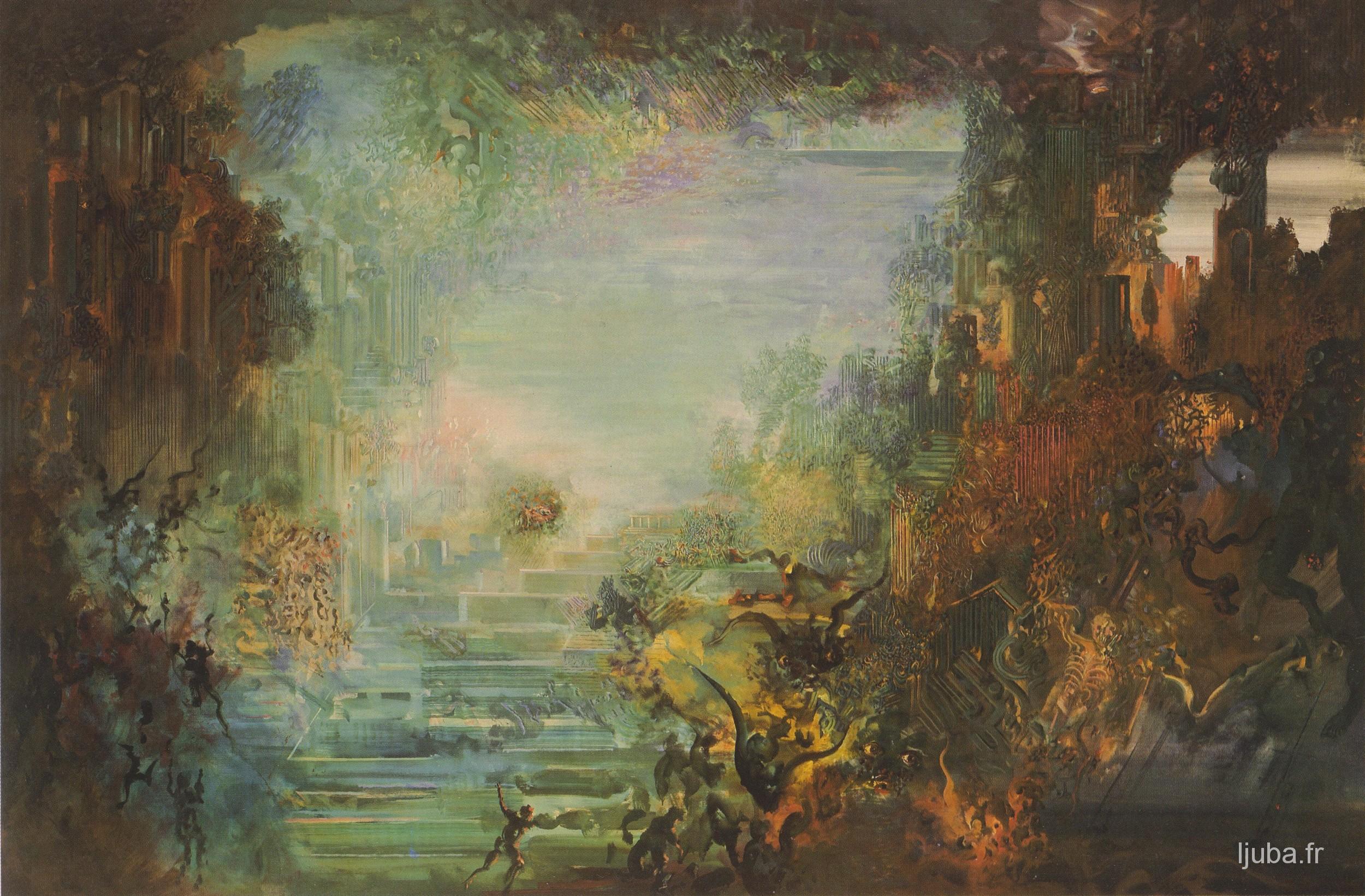 Ljuba Popovic - Le retour d’Ulysse ou Le naufrage d’un paysage idyllique, 1987